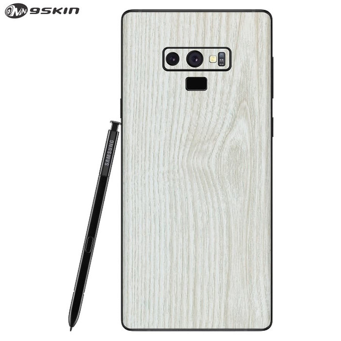 Ốp Điện Thoại Họa Tiết Gỗ Trắng 9skin Cao Cấp Cho Samsung Galaxy Note 9-3m