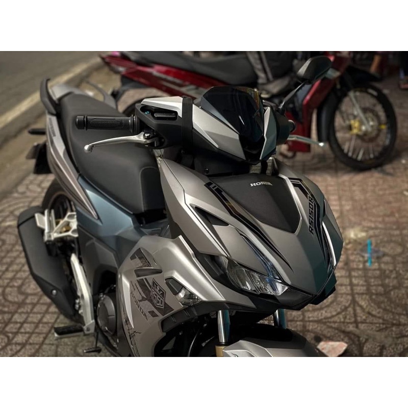 tem mẫu số 150 xe win xám, bạc, trắng