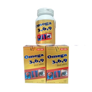 Viên uống bổ não OMEGA 3,6,9 thiên nhiên USP Lọ 100 viên