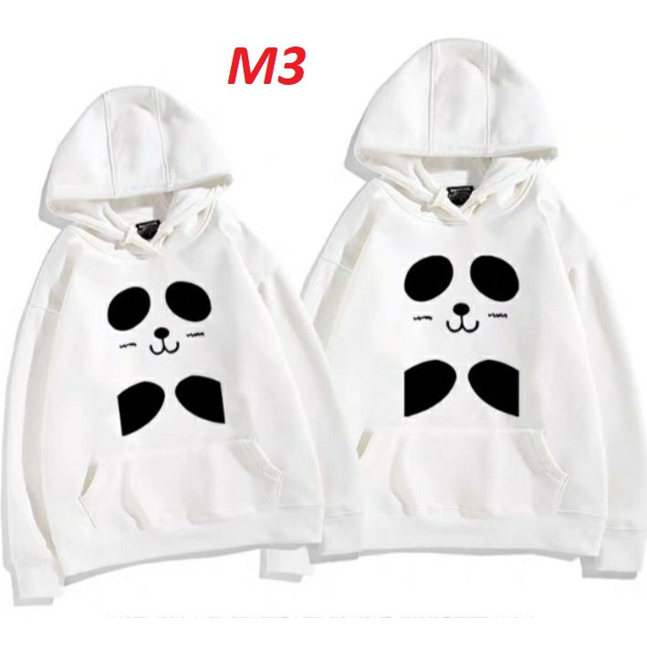 Áo hoodie đôi các mẫu kute chất nỉ bông dày siêu ấm, cho các bạn đi học, dạo phố, hẹn hò, du lịch.