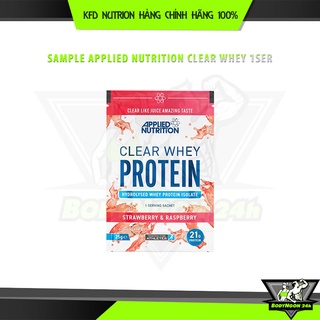Combo 2 gói applied nutrition clear whey protein gói thử sample 30gr tăng cơ nhanh