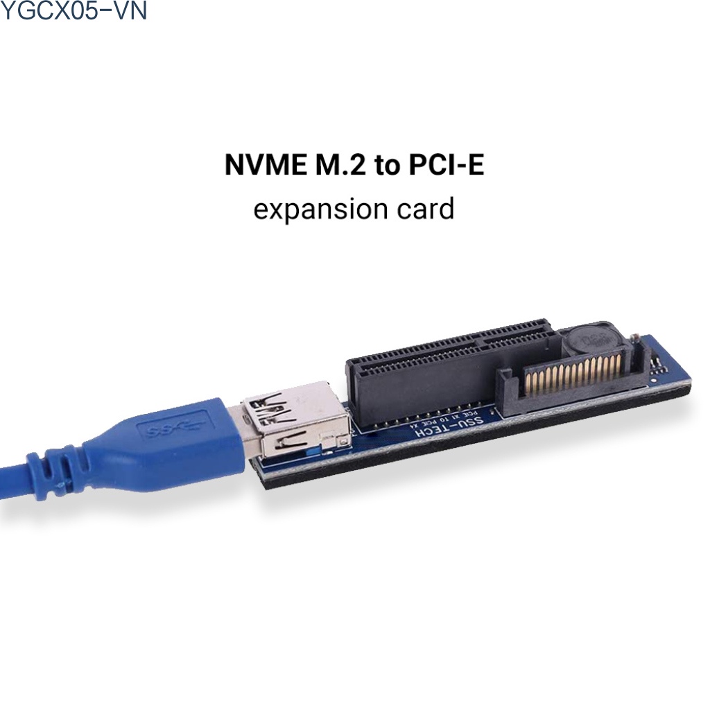 Bộ 4 Dây Cáp Mở Rộng Nvme M.2 Sang Pci-E 4x Thẻ Mở Rộng Cho Pc Desktop