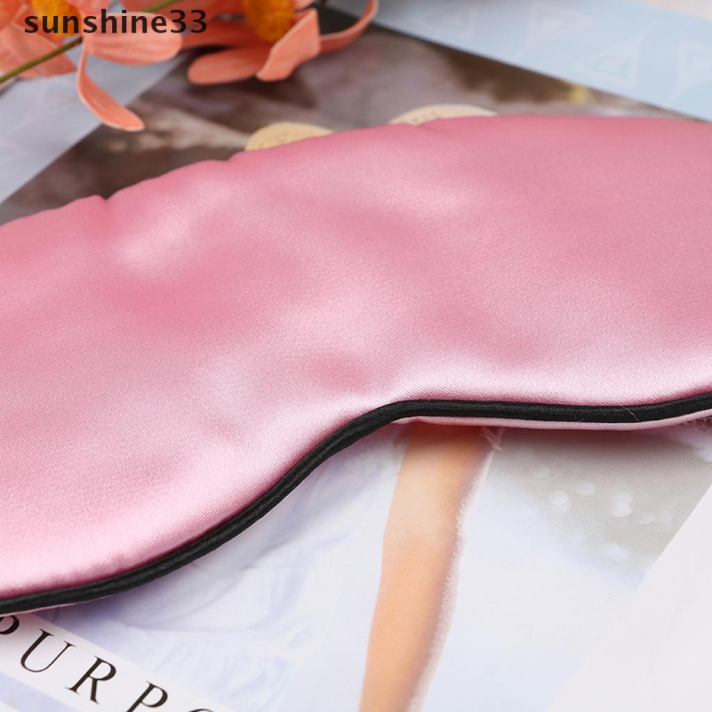 [Hàng mới về] Miếng bịt mắt ngủ có đệm mềm mại dùng khi đi du lịch