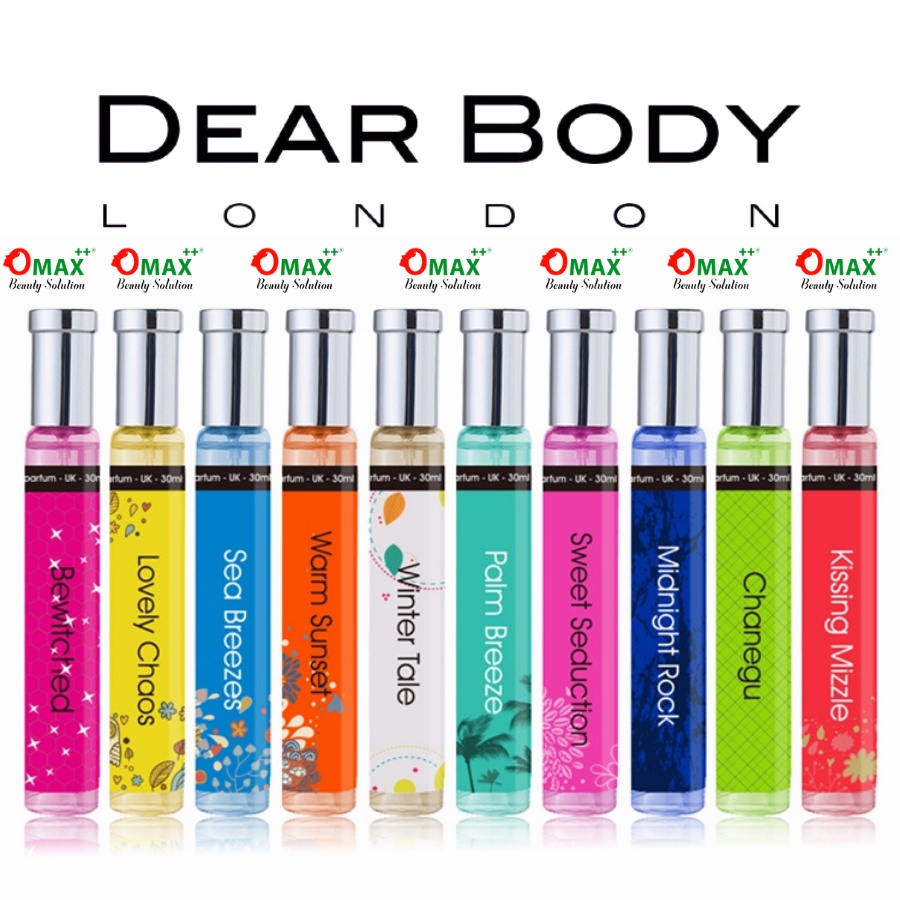 NƯỚC HOA DEAR BODY - EAU DE PARFUME 30ml - HƯƠNG THƠM ĐA DẠNG MÙI - QUYẾN RŨ - HẤP DẪN - LƯU HƯƠNG 8-10h