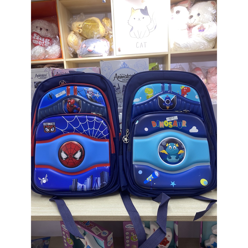 Ba lô chống gù lưng cao cấp cho bé cấp 1 - mã 8003