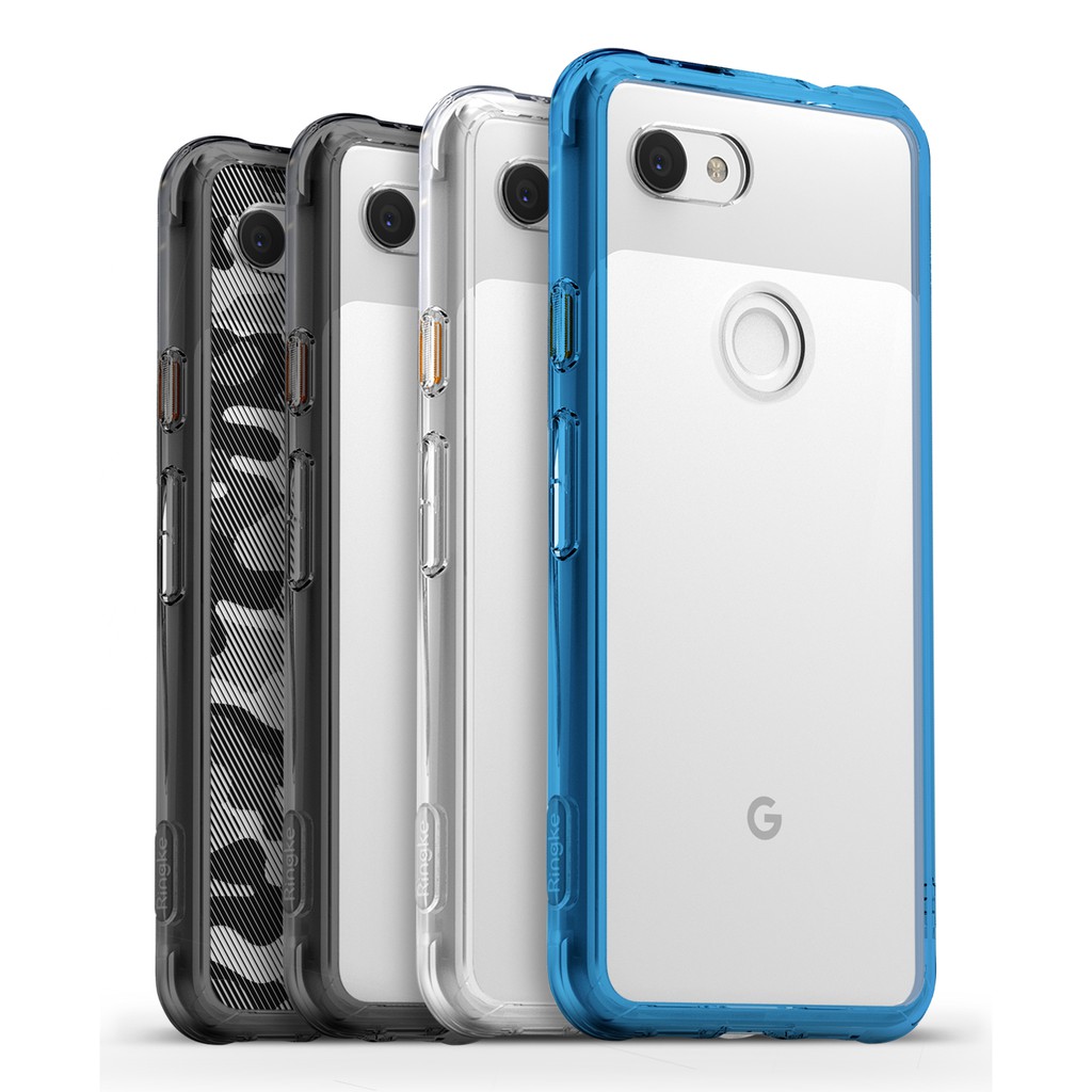 Ốp điện thoại Ringke Fusion dạng tinh thể cứng trong suốt tự nhiên cho Google Pixel 3a XL Pixel 3a Pixel 3