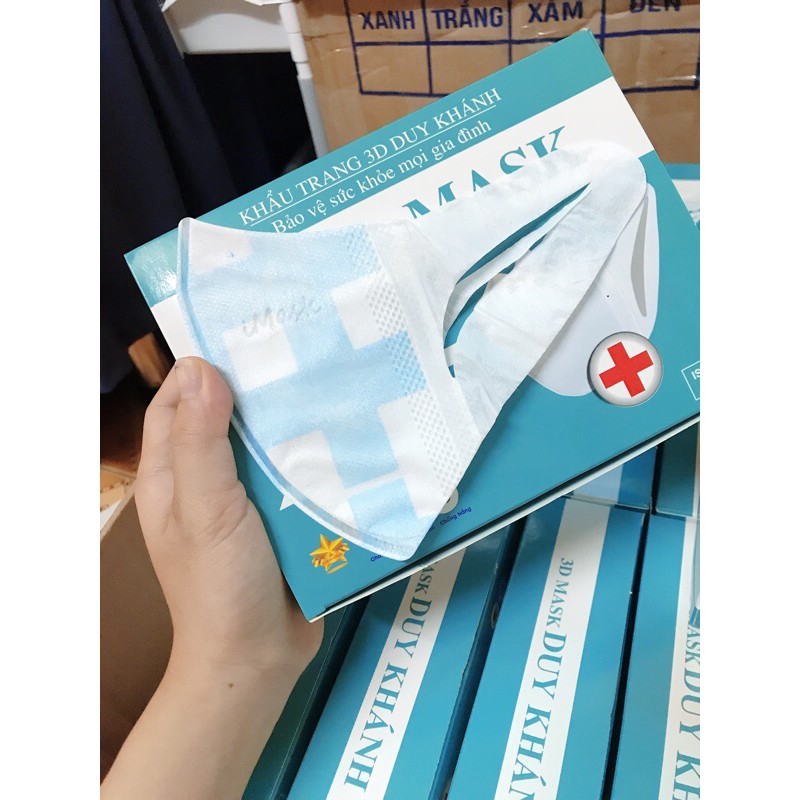 (Hàng chuẩn) Hộp 50c khẩu trang 3D | BigBuy360 - bigbuy360.vn