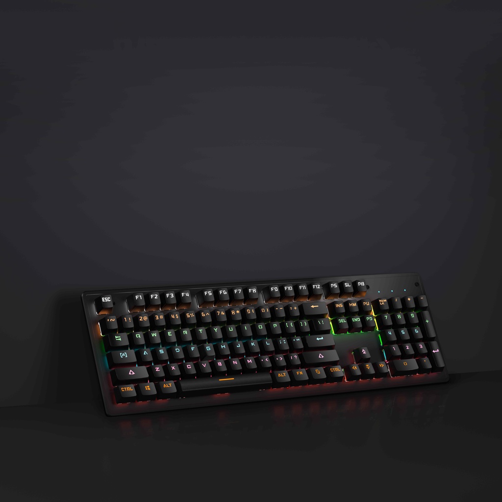 Bàn phím máy tính LEAVEN K880 Bảo hành 24 tháng RGB LED PRO Bàn phím chơi game văn phòng Bàn phím cơ cầm tay dễ thương