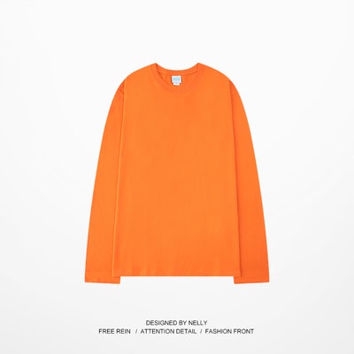 Áo thun trơn Nelly dài tay 100% cotton basic