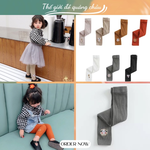 Quần tất bé gái - Quần tất len hàng Quảng Châu - Phù hợp với các loại váy (QTL2)