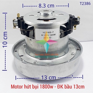 Motor thay thế cho máy hút bui 220v công suất 1200w - 1400w-1600w-1800w