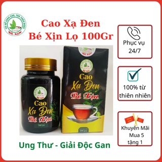 Cao lá xạ đen cô đặc hoà bình lọ 100gr- Thương Hiệu Bé Xịn