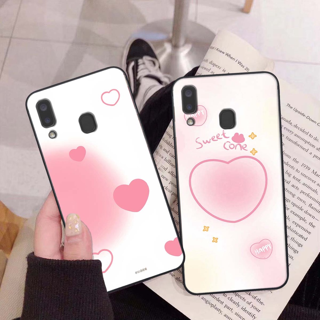 Ốp Samsung A20 / A30 in hình trái tim, caro kẹo ngọt đầy cá tính siêu đẹp siêu chất