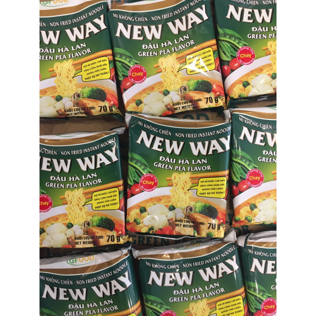 Combo 3 gói Mỳ đậu hà lan chay ( 80g/1 gói)