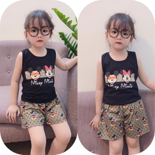 [FREESHIP] Set mickey mouse bé gái (4-21kg)