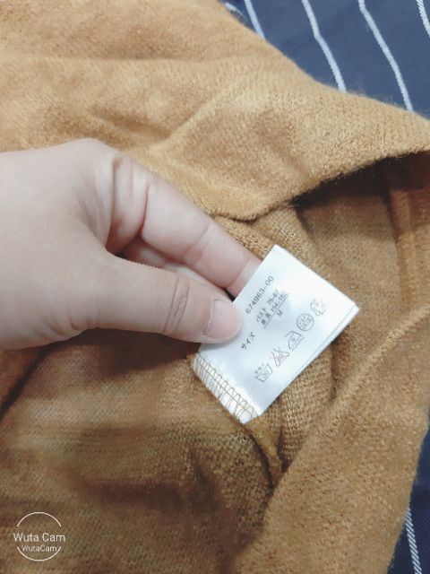 Áo thun len phối tay sơ mi xuất nhật