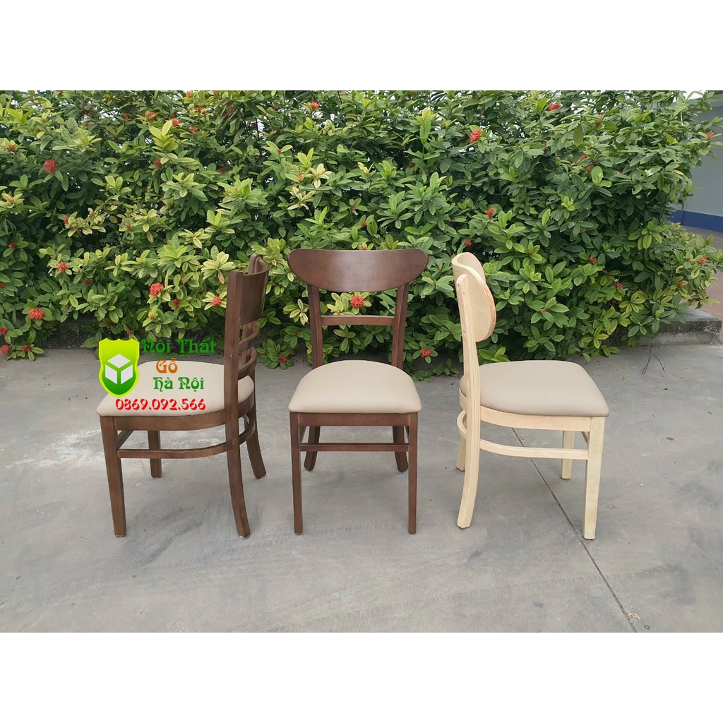 🔴 FREE SHIP 🔴Ghế Panda Cafe, Ghế Bàn Ăn Mặt Nệm Si Thái Cao Cấp - Gỗ Hà Nội Furniture