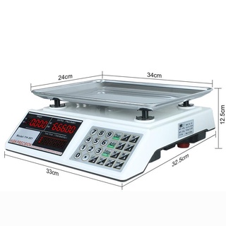 [HÀNG Y HÌNH - BH 12T] Cân điện tử tính tiền siêu thị cao cấp Nhật Bản BDC-7616 - 6kg 10kg 15kg 30kg - 2 mặt màn hình