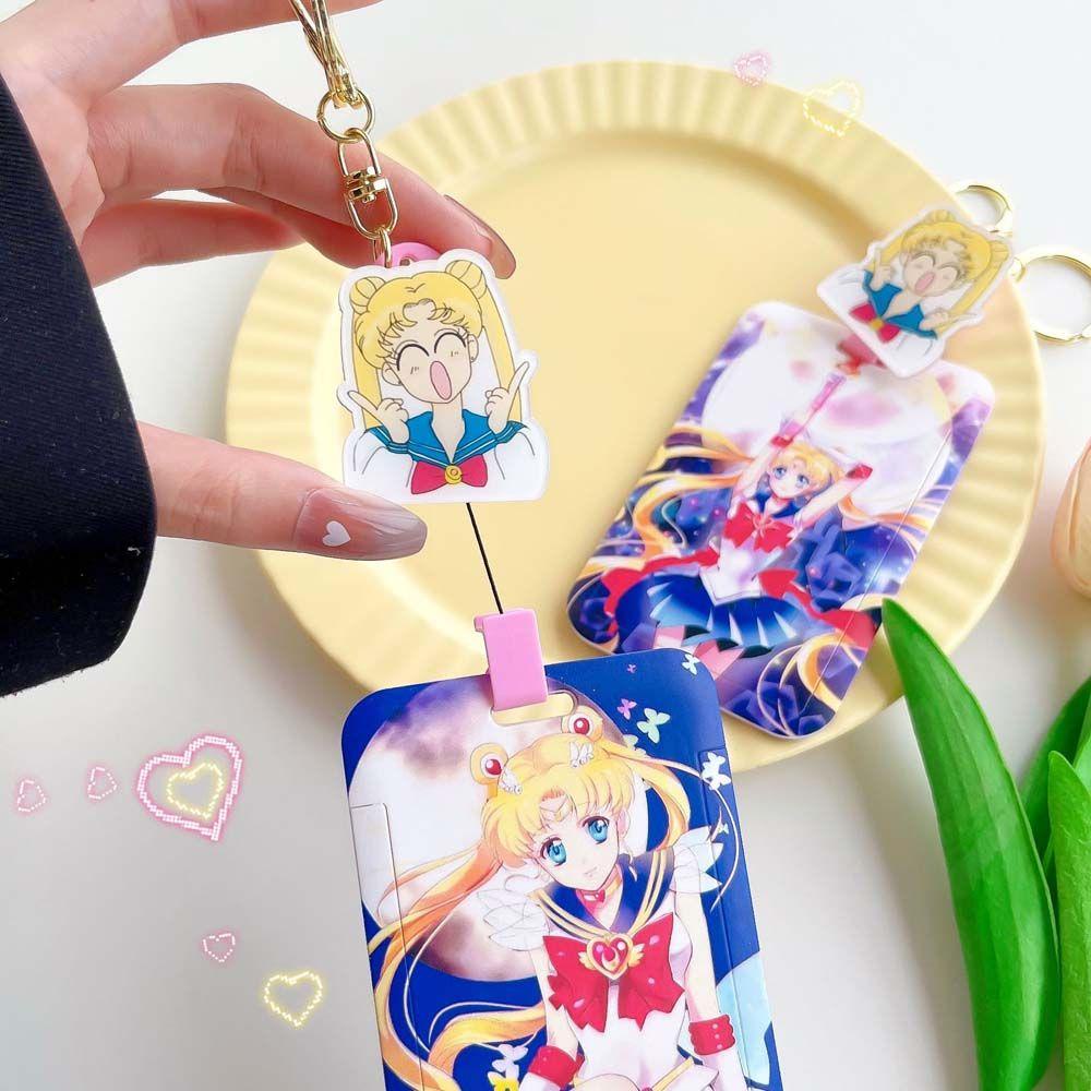 Ví Đựng Thẻ Hình Thủy Thủ Mặt Trăng Xinh Xắn Ốp