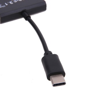 Cáp OTG Type-C ra 3 cổng USB Hub OTG Type-C