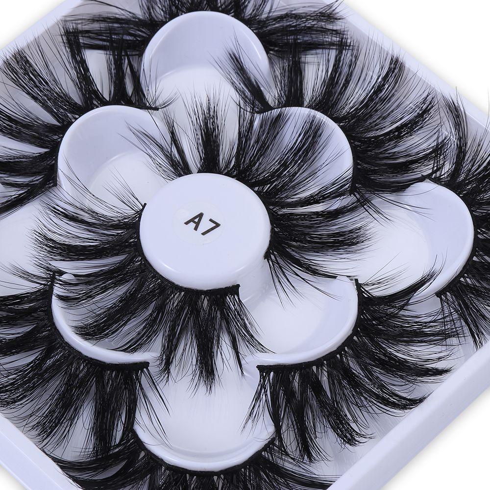 Set 5 Cặp Lông Mi Giả Mềm Mại Và Dày Hiệu Quả MIH SKONHED