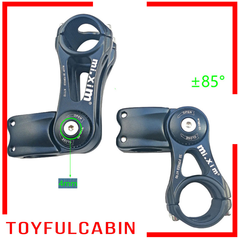 Pô Tăng 85 Độ Kích Thước 31.8x90mm Tùy Chỉnh Tiện Dụng Cho Xe Đạp Leo Núi