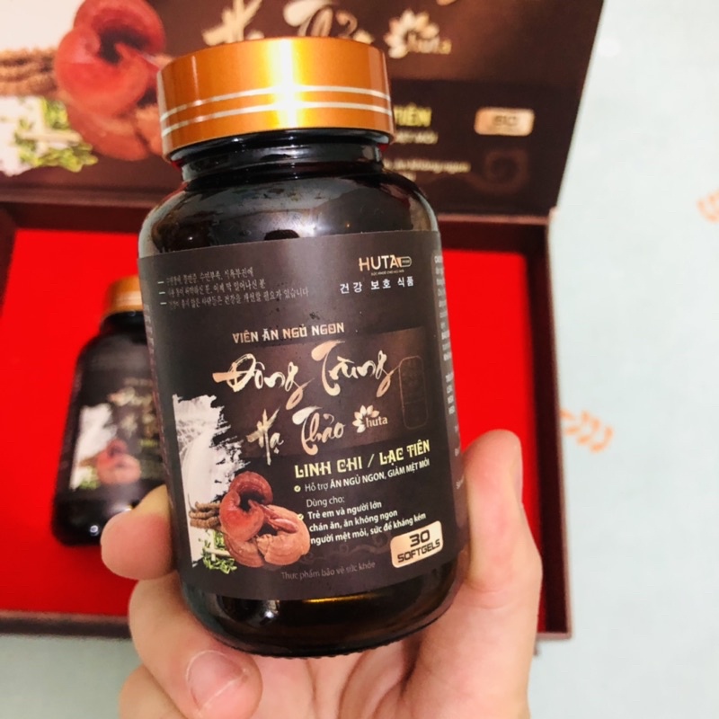 Viên ăn ngủ ngon Đông Trùng Hạ Thảo HUTA, bồi bổ sức khỏe, ăn ngon ngủ tốt, tăng sức đề kháng