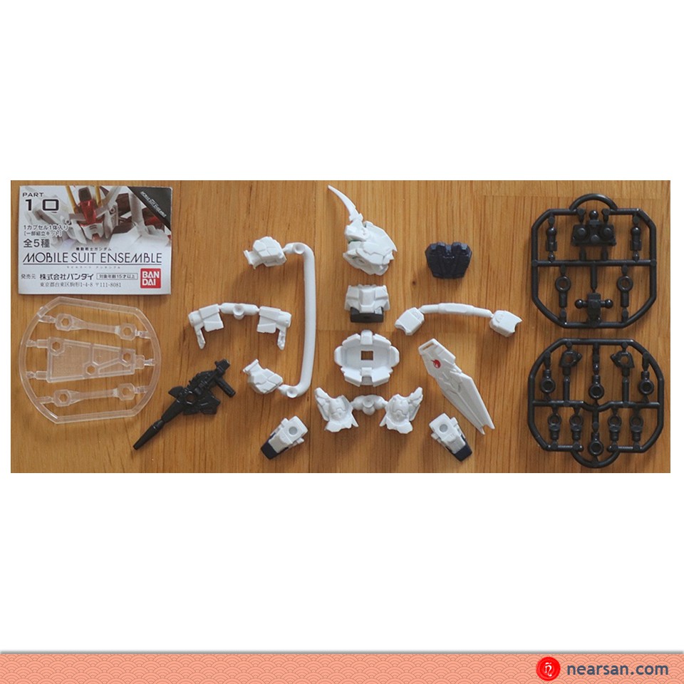 Gundam unicorn mô hình lắp ráp bandai robot mini chibi mse 10