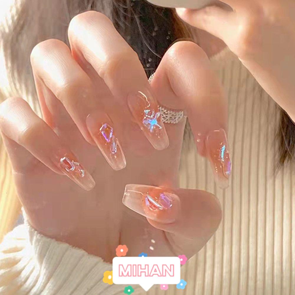Set 24 Móng Tay Giả Che Phủ Toàn Diện Màu Gradient MIHAN1