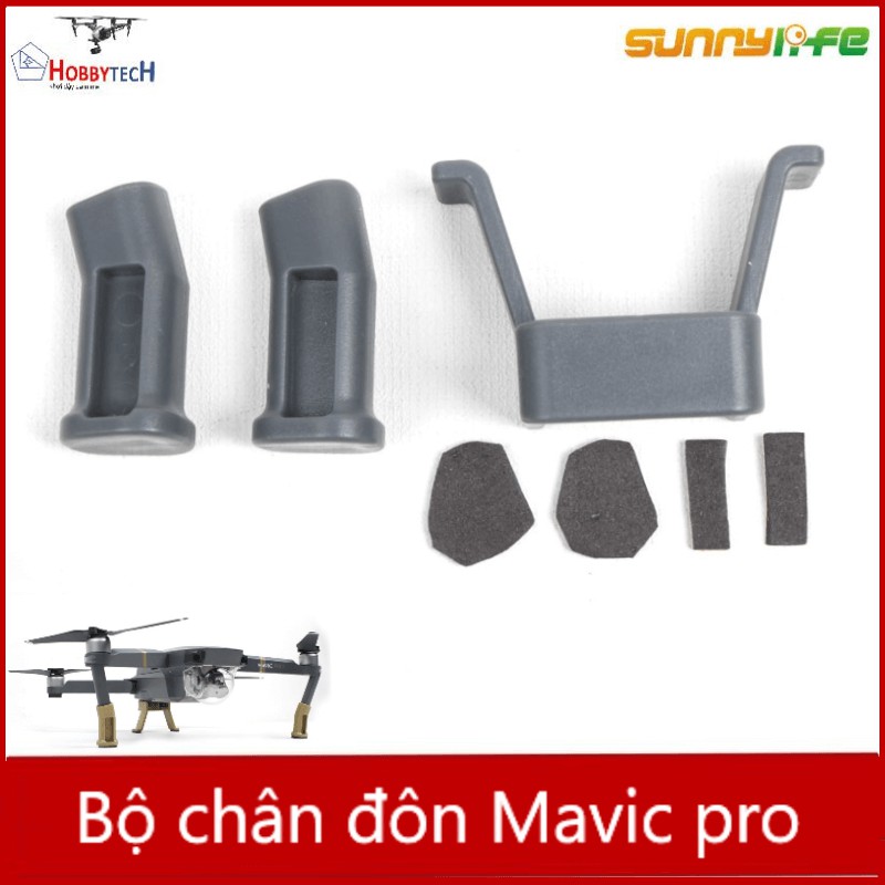 Bộ chân đôn Mavic pro - phụ kiện flycam DJI mavci pro - SUNNYLIFE - Bền bỉ - Giúp bảo vệ Flycam khi hạ cánh