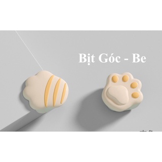 Miếng Bọc Góc Bàn Silicon Nút Dán Bịt Góc Bàn Silicone Hình Chân Mèo Cho Bé