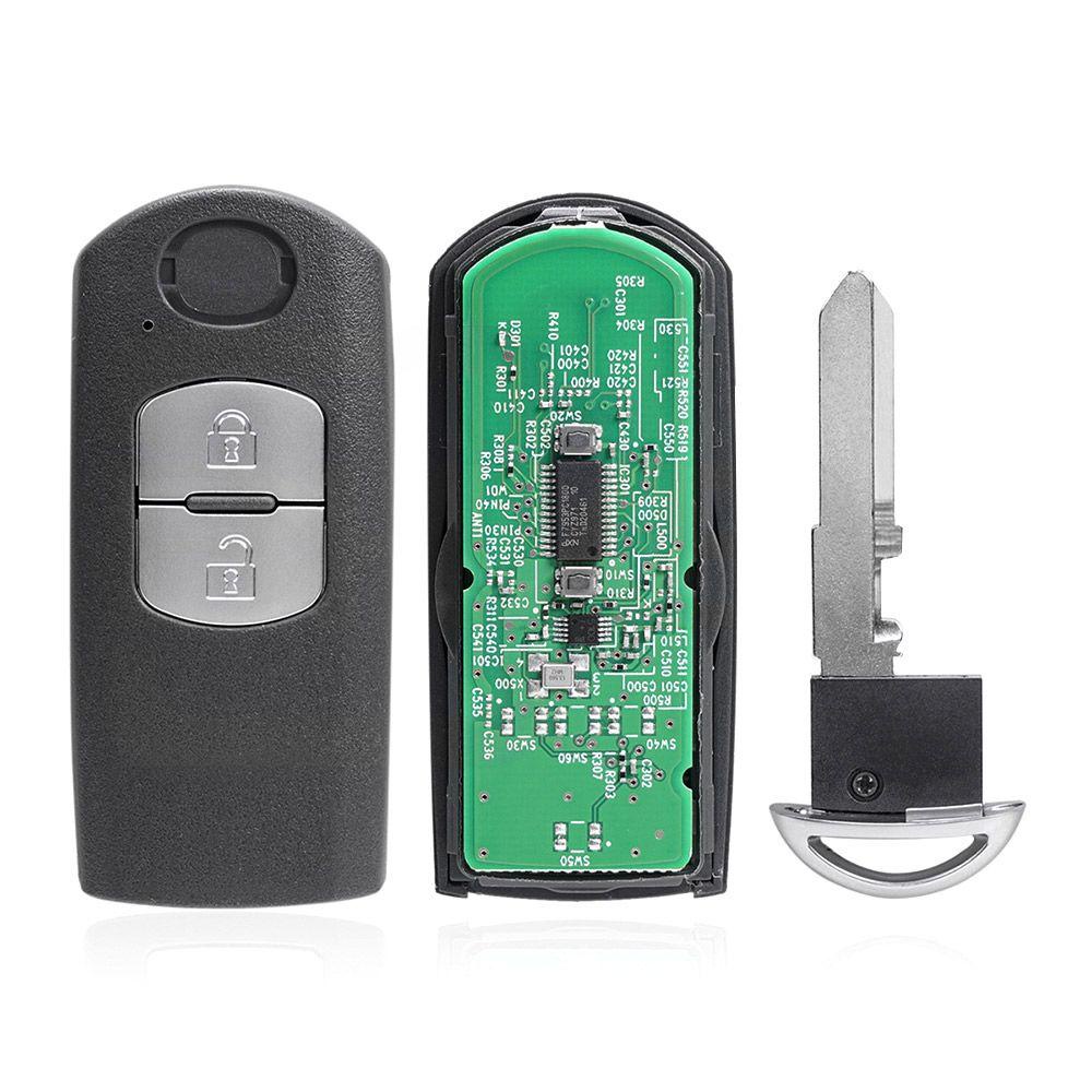 LET Chìa Khóa Điều Khiển Từ Xa 3 Nút 433MHz Cho Mazda 3 2015-2018