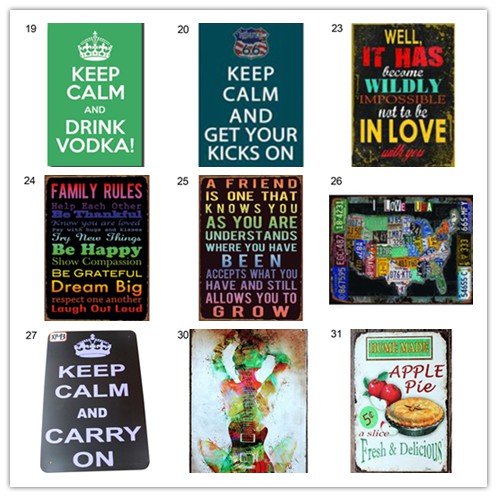 Bảng thiếc treo trang trí tường | BigBuy360 - bigbuy360.vn