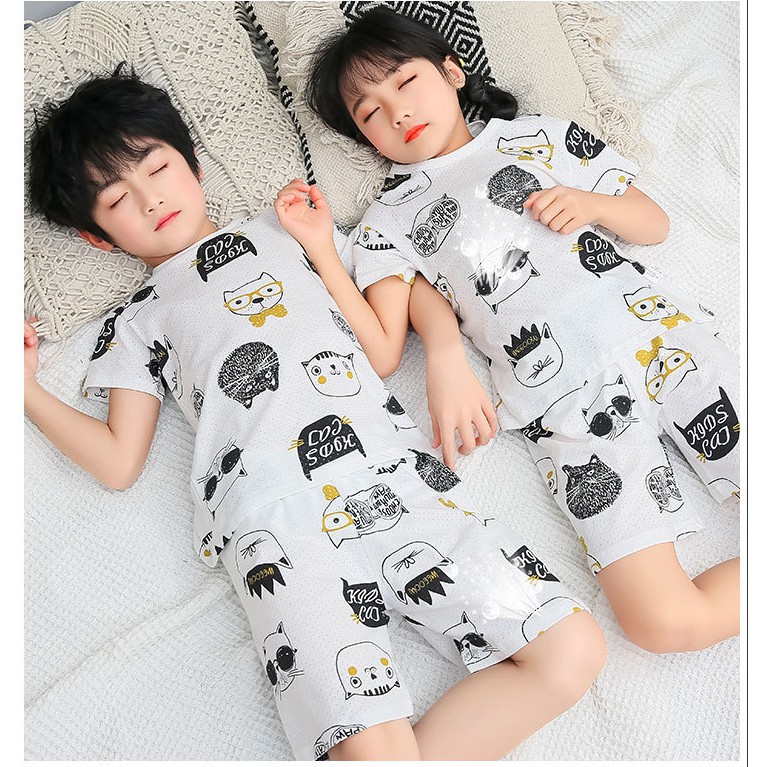 Áo Thun Tay Ngắn In Hình Voi Con Crocodile 12-43kg 100% Cotton Cho Bé