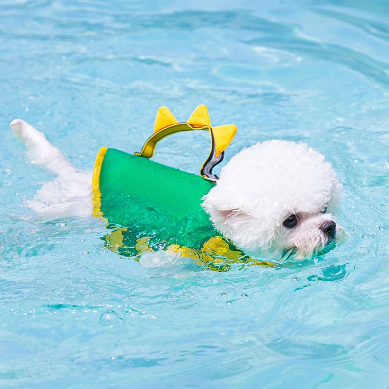 Seng Áo Phao Cứu Sinh An Toàn Cho Chó Đi Bơi / Săn Bắn / Đi Biển Dễ Thương Và Phản Quang Tri