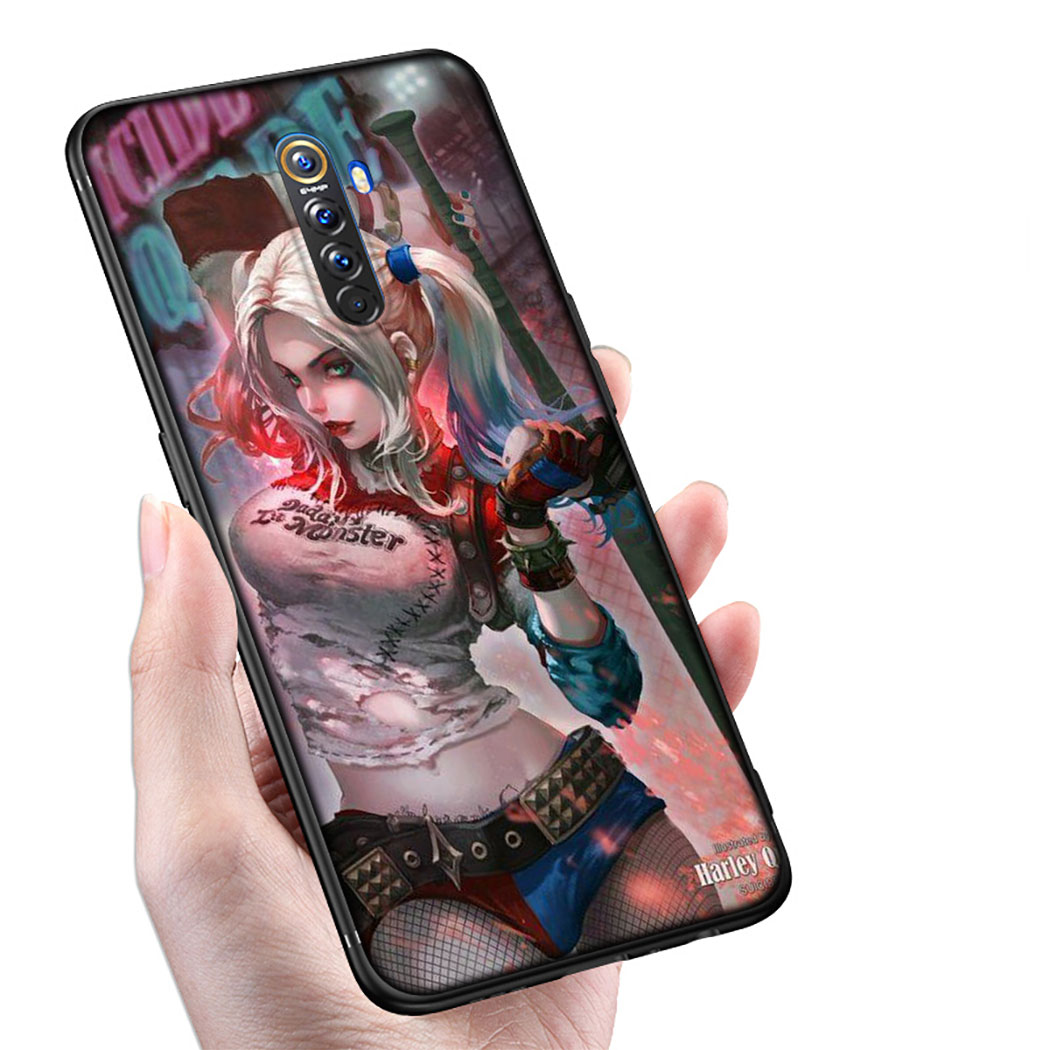 Ốp Điện Thoại Silicon Mềm Hình Harley Quinn Joker Cho Oppo K3 K5 Realme Narzo 20 6 7 X7 Pro X Xt X2 X50 7i Pdd84