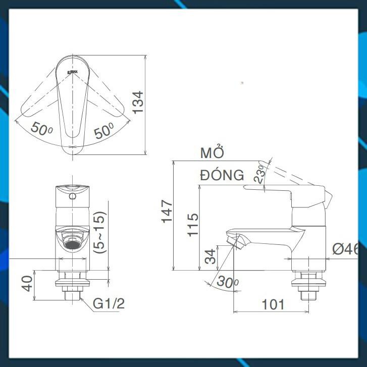 Vòi Chậu Rửa Lạnh Inax LFV-21S / LFV-21SP Gật Gù, Chính hãng