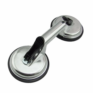 Hút kính hút đá, hút gạch 2 chấu chân không (bạc) tay cầm 💥 FREESHIP💥Hít tối đa 90kg