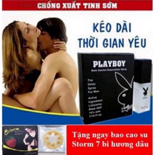 Chai xịt Playboy chống xuất tinh sớm kéo dài thời gian cho Nam