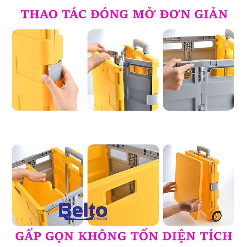 Xe đi chợ - đa năng - Chính hãng NIKITA - kết hợp ghế ngồi - XDC1910