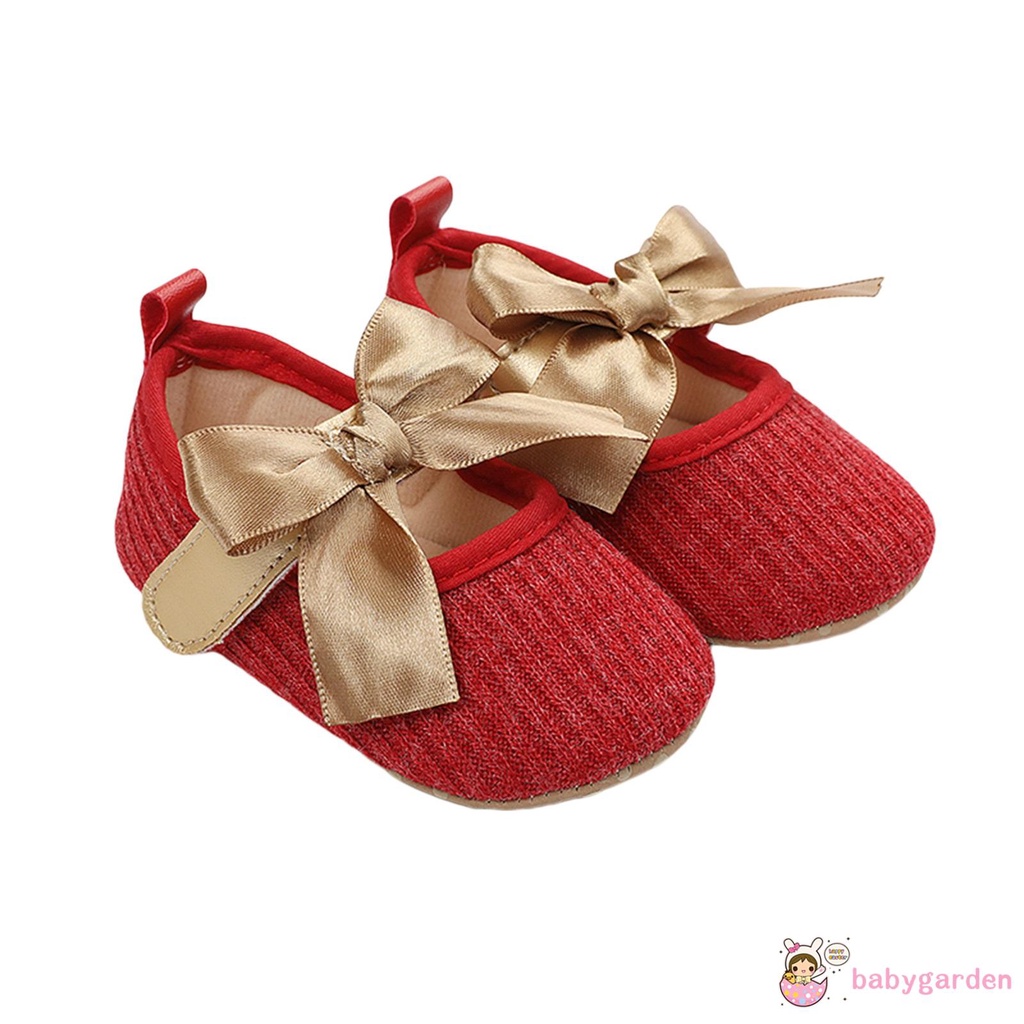 Giày công chúa thắt nơ thời trang dành cho bé gái