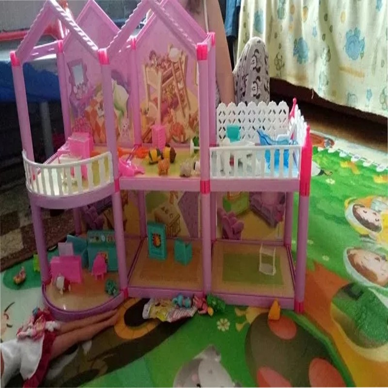 Mô Hình Nhà Búp Bê Cỡ Lớn Đồ Chơi Barbie Cho Bé