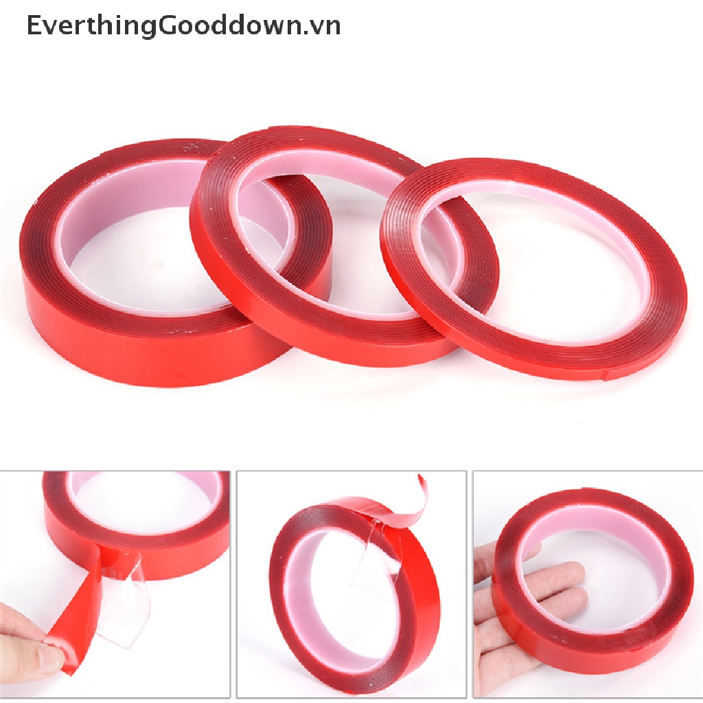 Băng Keo Hai Mặt Bằng Xốp Acrylic Chống Thấm Nước Tiện Dụng Cho Xe Hơi / Xe Tải