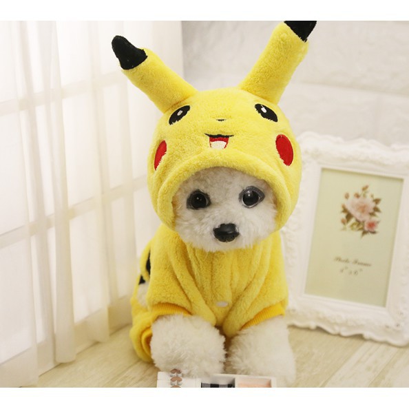 [SIÊU THỊ THÚ CƯNG] Áo Pikachu - ảnh thật