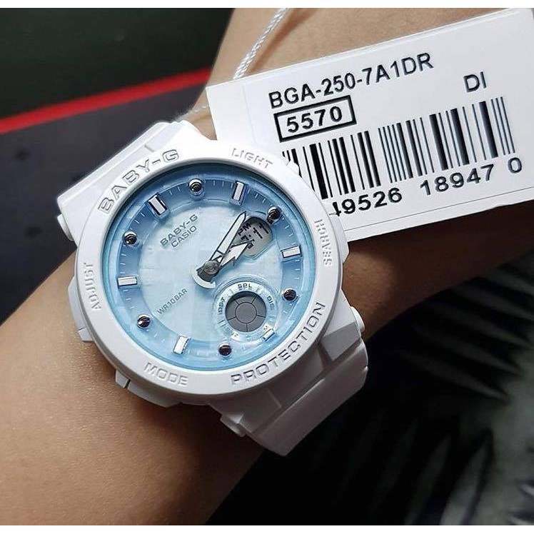 Đồng hồ nữ Casio Baby-G BGA-250-7A1DR chính hãng chống va đập , chống nước 100m , Bảo hành 12 tháng