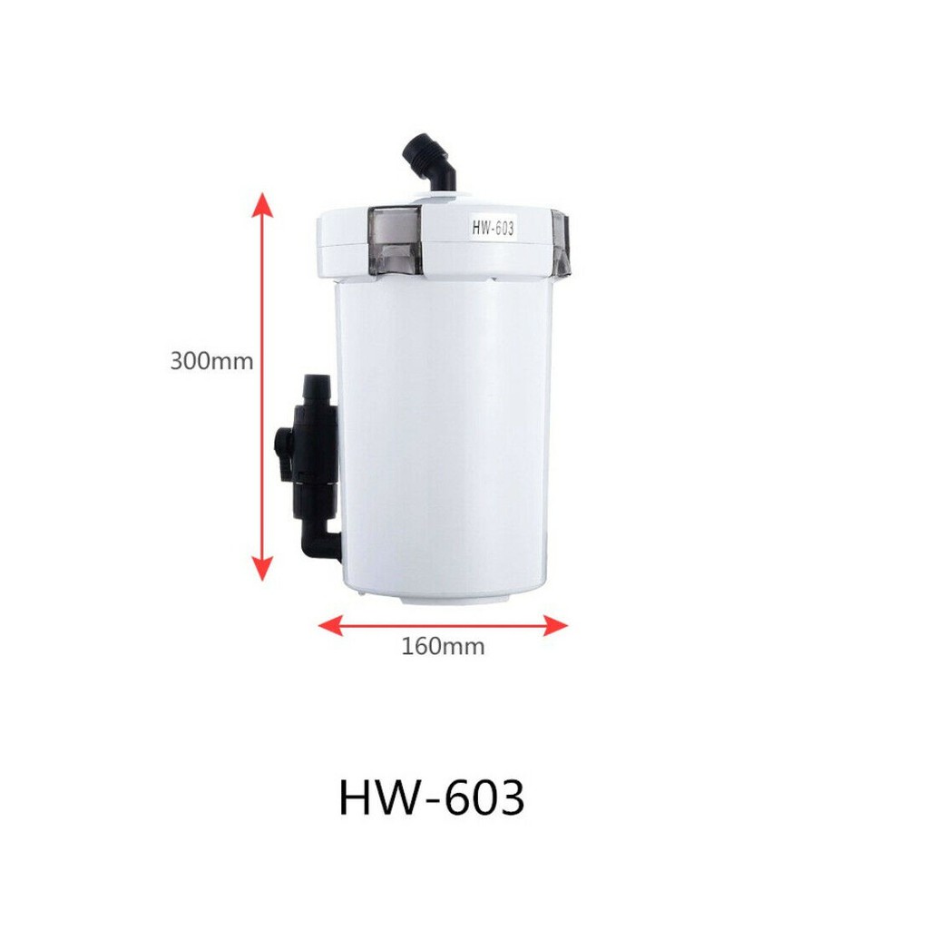 Lọc thùng bể cá HW-603B và lọc phụ HW-603
