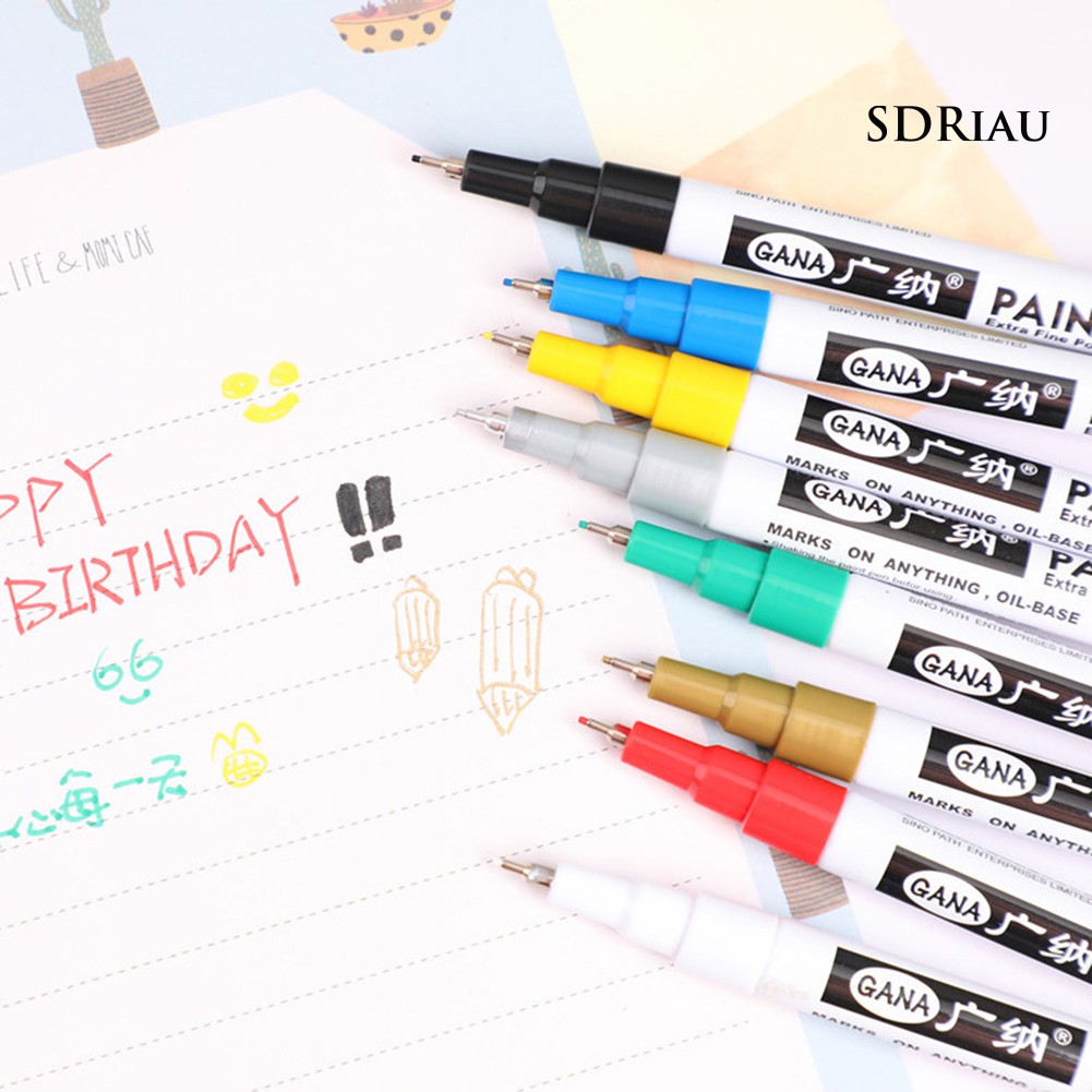 Bút Sơn Dầu Không Thấm Nước Ngòi 0.7mm Chất Lượng Cao