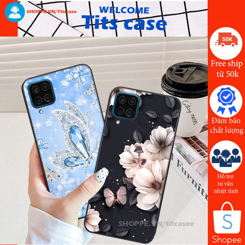 Ốp lưng Samsung Galaxy A12 / A22 4G / M12 / M32 in hình thiên nga,hoa may mắn, đặc sắc ĐỘC - LẠ - BỀN