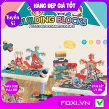 Đồ chơi bàn Lego vòng xoay khổng lồ-Trò chơi giải trí vui nhộn-sáng tạo-thông minh-bổ ích-game-lắp-ráp-xếp-hình