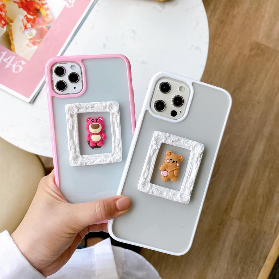 Ốp lưng iphone VIỀN MÀU ROCK KHUNG ẢNH  6s plus/6/7/7plus/8/8plus/x/xs/xs max/11/11 pro/11 promax,Anh Ga Case